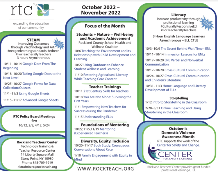 RTC Update October November 2022